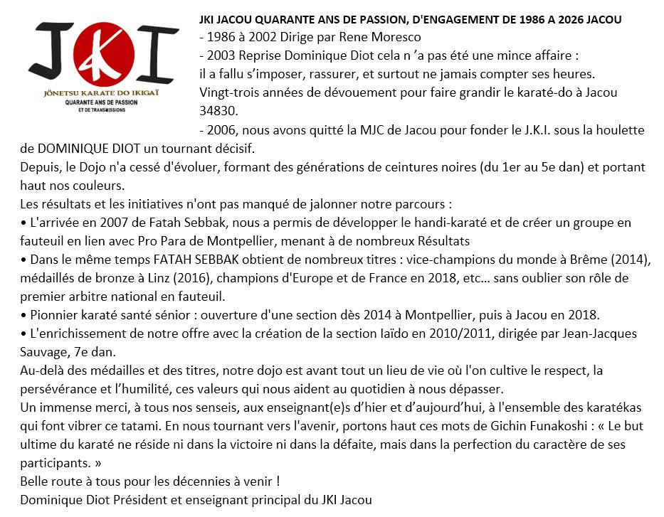 40 ans jki